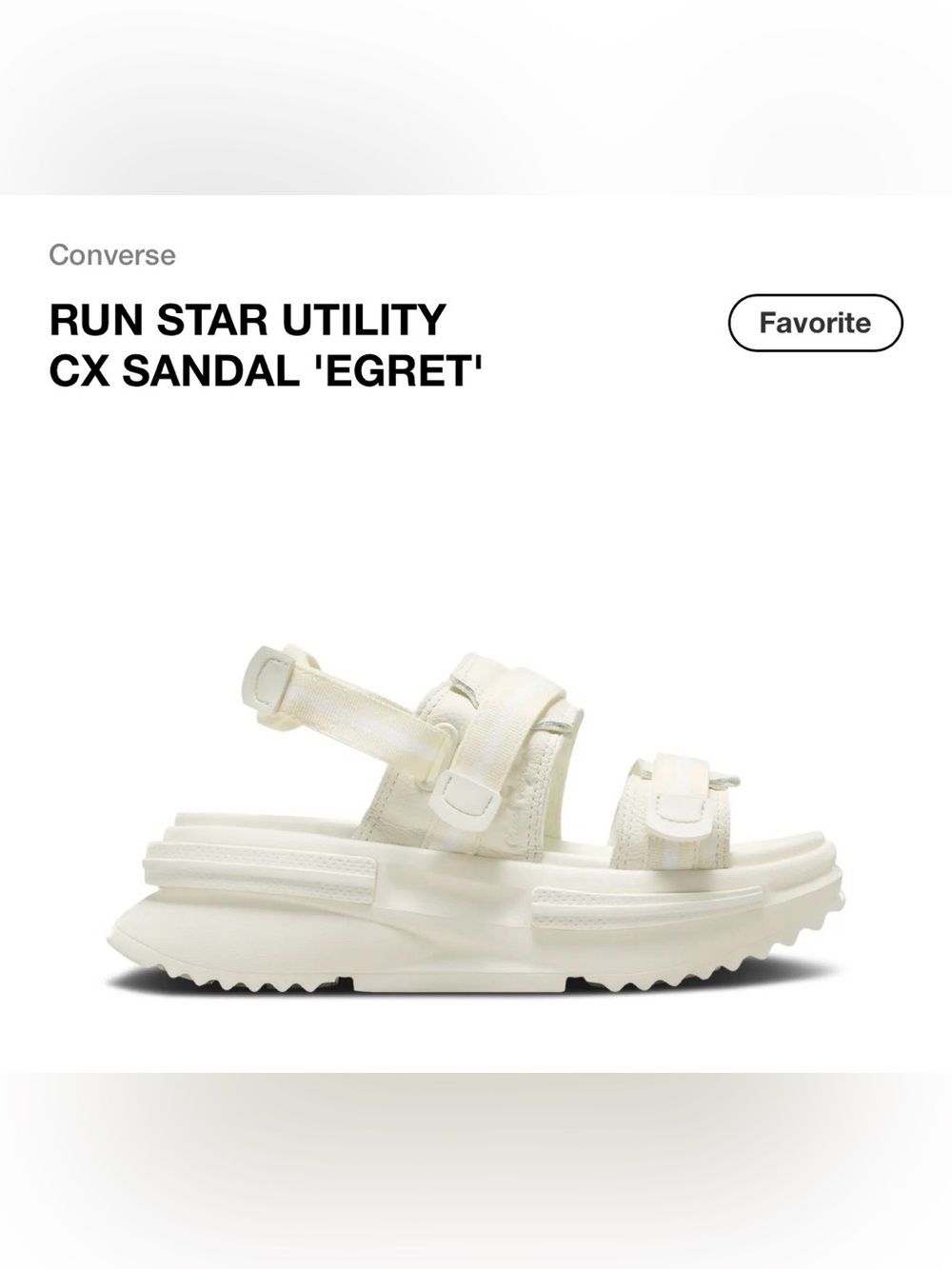 Converse All Star Velcro Sandal